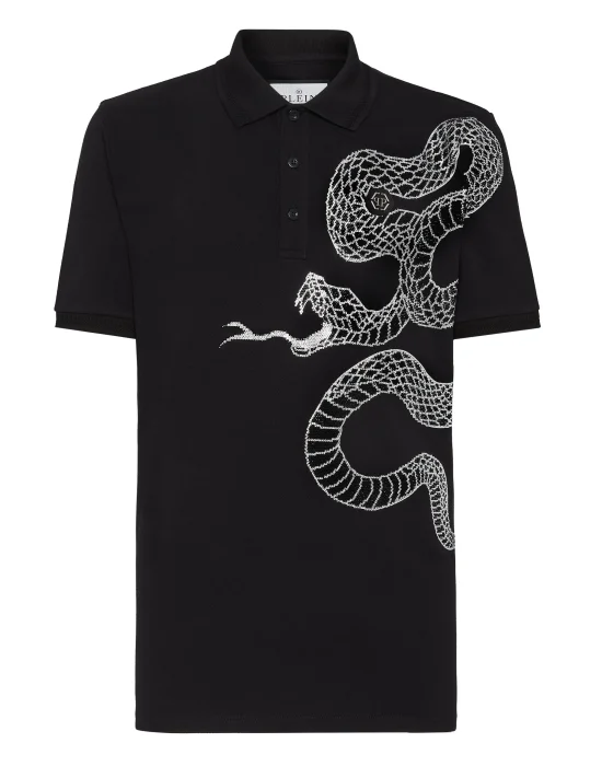 Slim Fit Polo shirt SS Snake