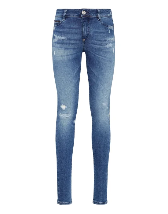 Denim Jeggings Skull&Bones