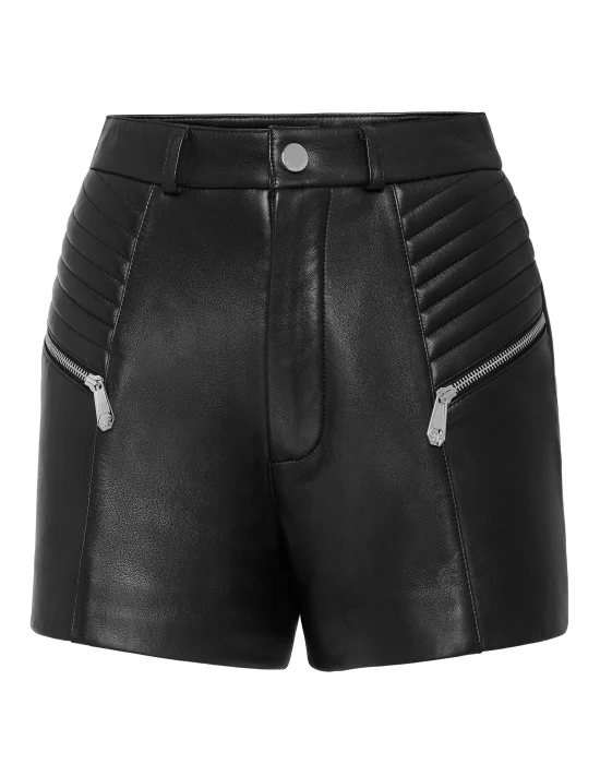 Vintage Leather Hot Pants