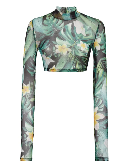 Cropped T-shirt LS Hawaii