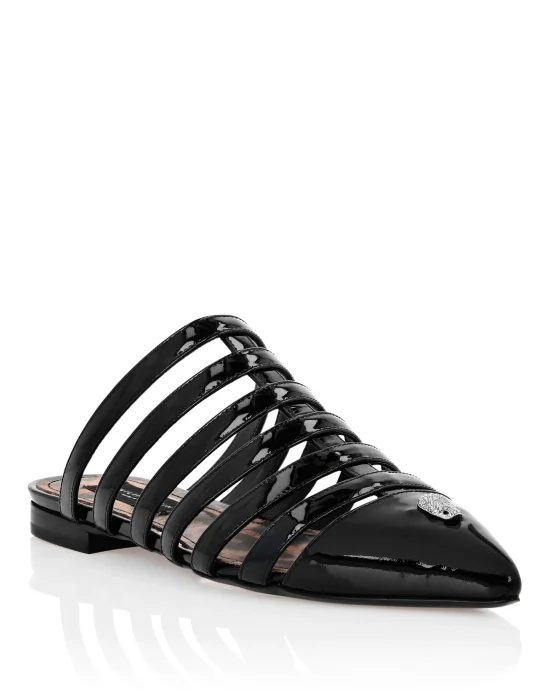 Vernice Sandals Flat Skull