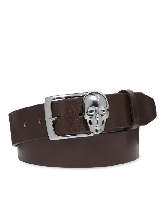 Leather Belt Skull