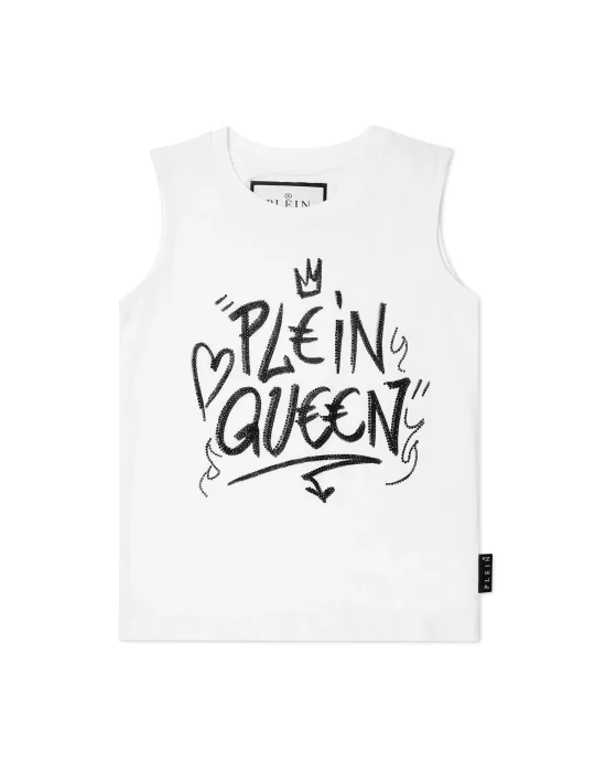 Sleeveless T-Shirt Sexy Pure Crystal