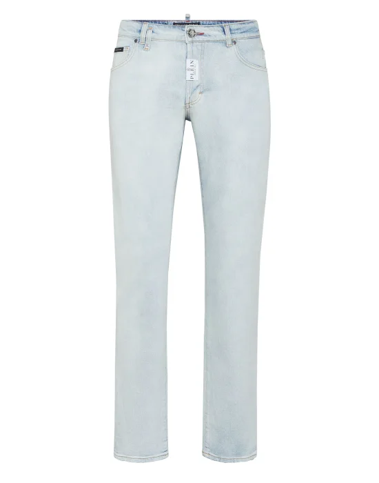 Denim Trousers Super Straight Cut Premium