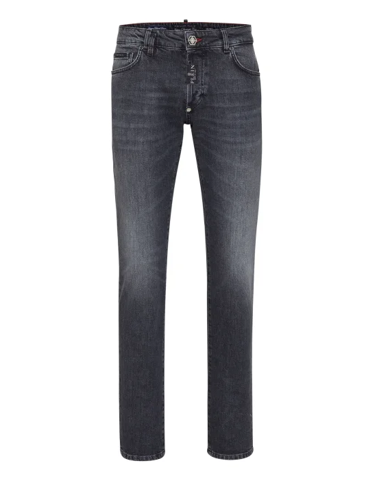 Denim Trousers Super Straight Cut Premium