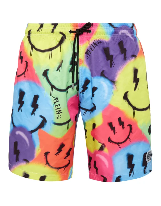 Printed Jogging Shorts Smile All-over