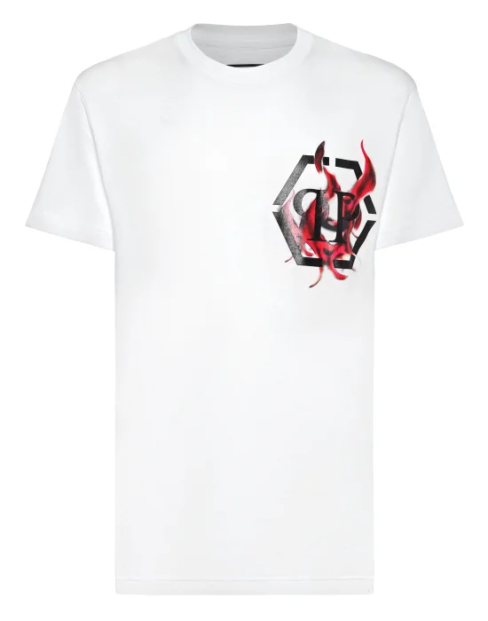 T-shirt Round Neck SS Flame Logos