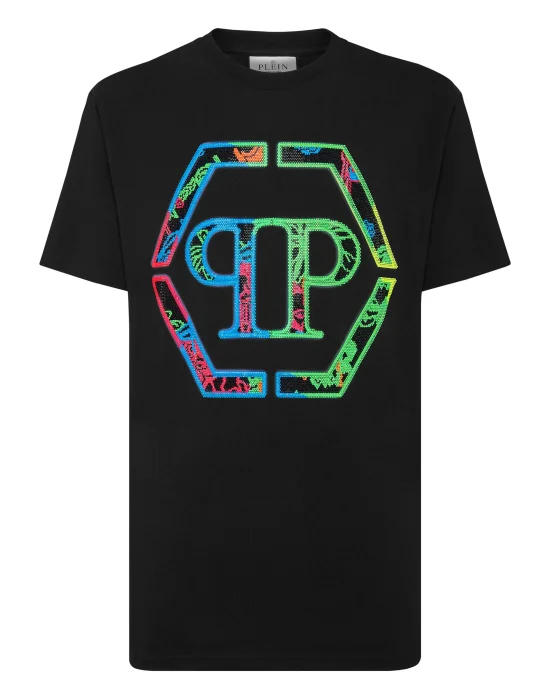 T-shirt Round Neck SS with Crystals