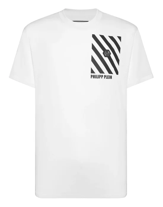 T-shirt Round Neck SS Rainbow Stripes