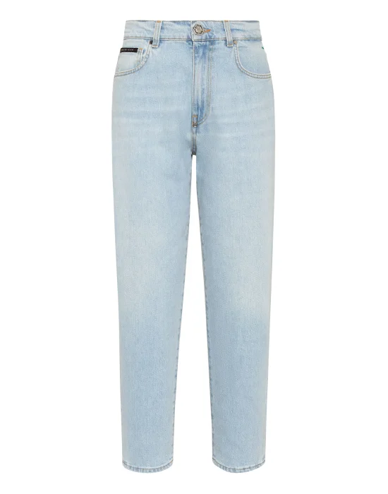 Denim Trousers Mom Fit