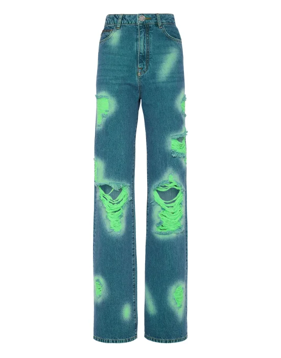 Denim Trousers Palace Fit Tie-Dye