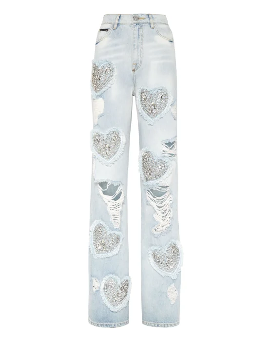 Denim Trousers Palace Fit Heart