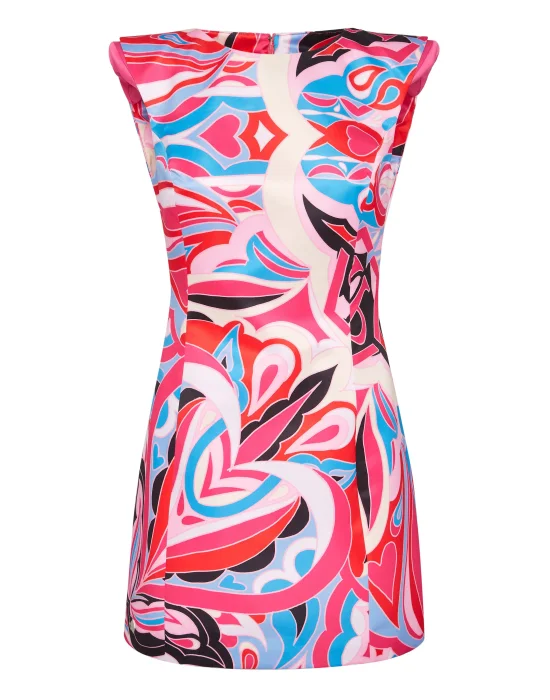 Duchesse Mini Dress Colorful Circus