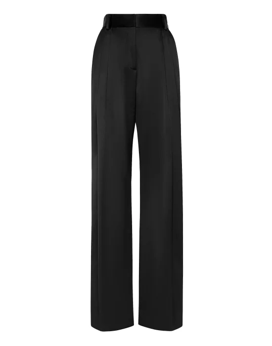 Satin Stretch Man Fit Trousers Sartorial