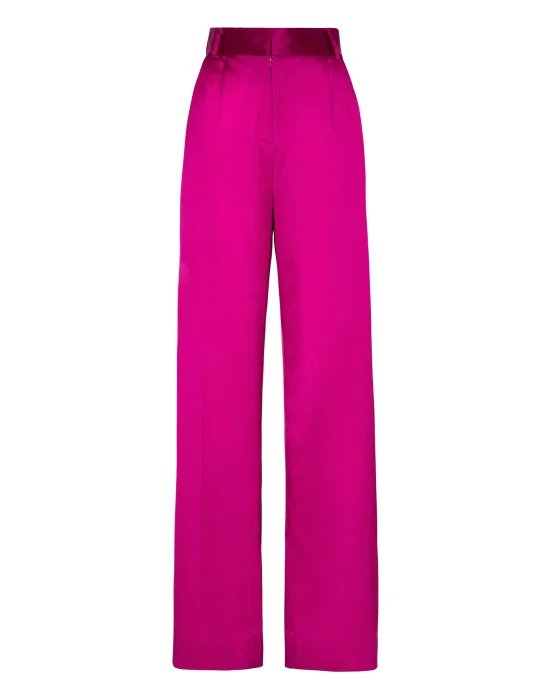 Satin Stretch Man Fit Trousers Sartorial
