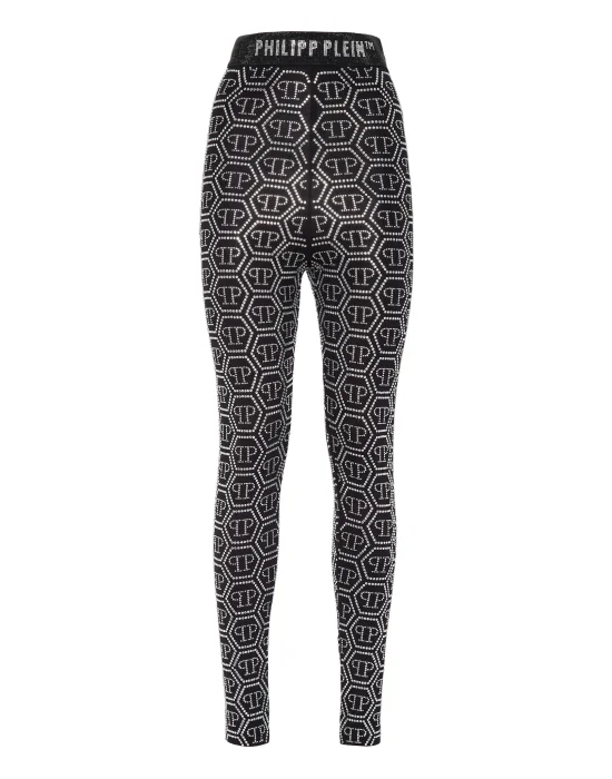Leggings Monogram Strass