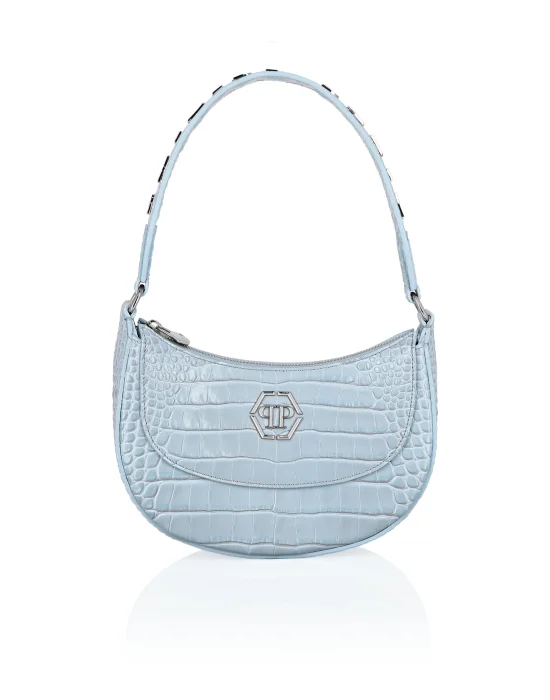 Croco Embossed Handle Bag GALAXY