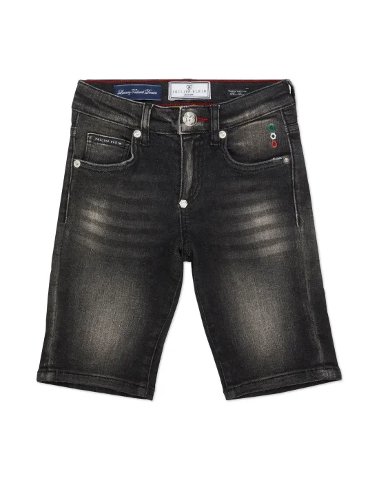 Denim Mykonos Fit Shorts Italic Plein