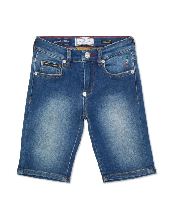 Denim Mykonos Fit Shorts Italic Plein