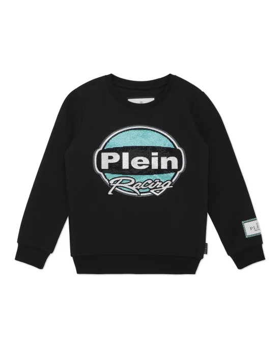 Sweatshirt Round Neck LS Strass Racing Club