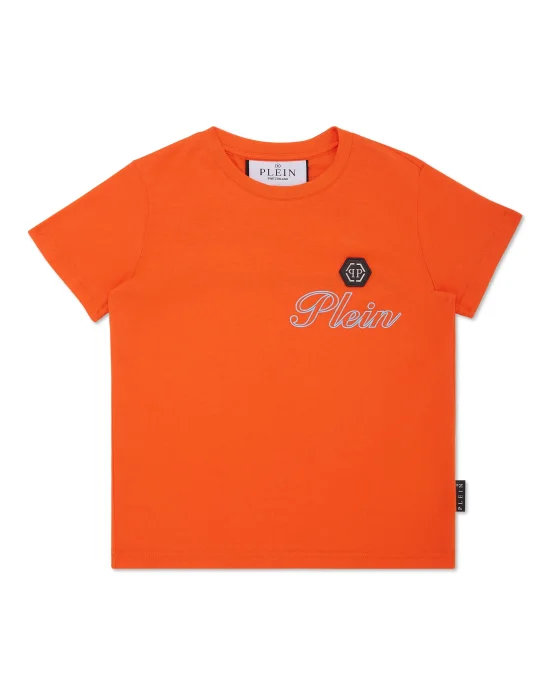 Jersey T-shirt Round Neck SS Italic Plein