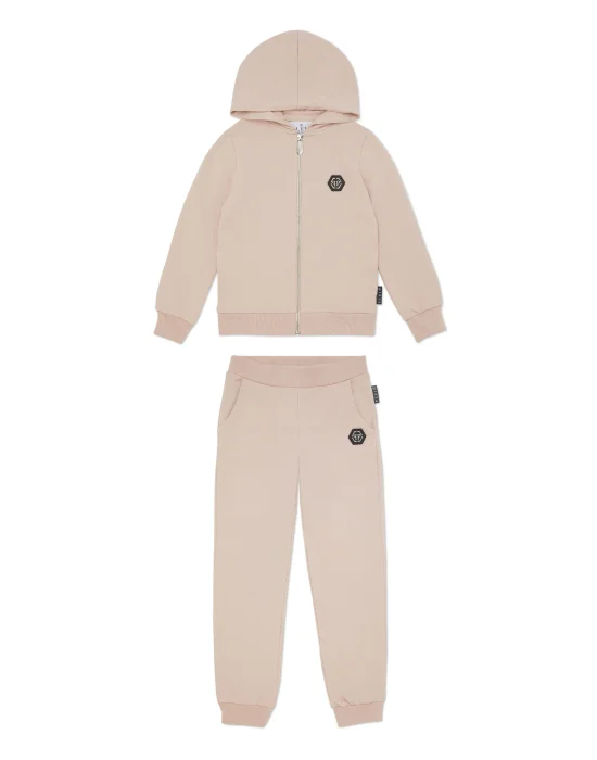 Jogging Set: Hoodie/Trousers Strass Gothic Plein