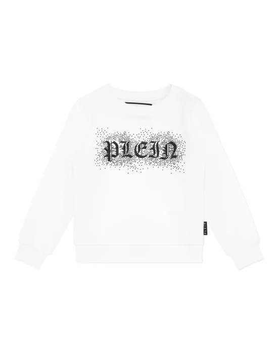 Sweatshirt Round Neck LS Strass Gothic Plein