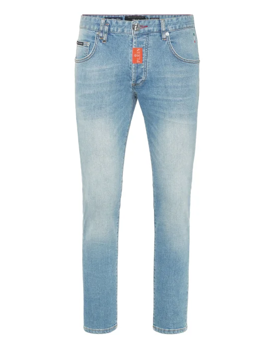 Denim Skinny Fit Trousers Hexagon