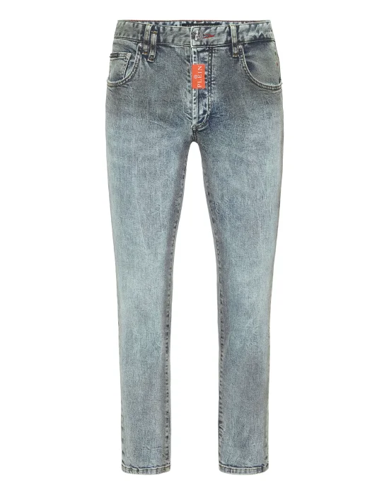 Denim Skinny Fit Trousers Hexagon