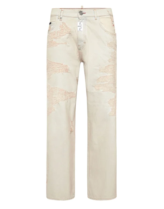 Denim Beach Boy Fit Trousers