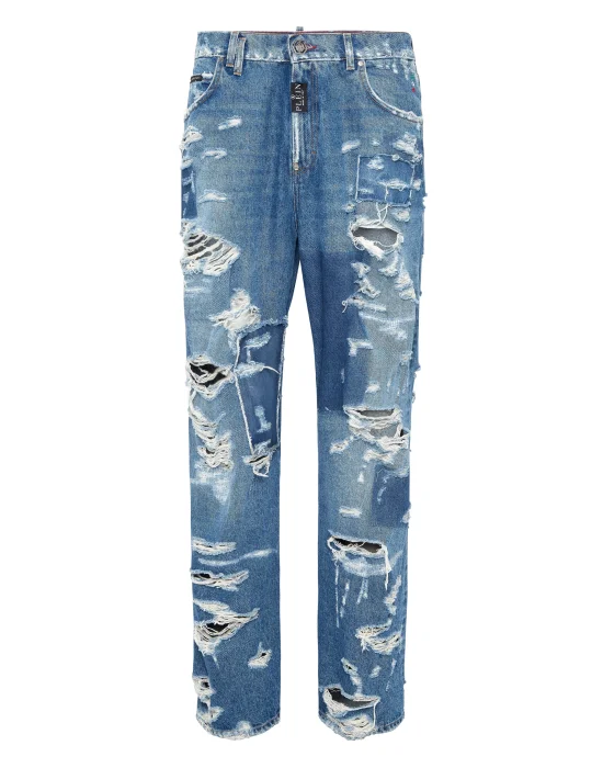 Denim Beach Boy Fit Trousers