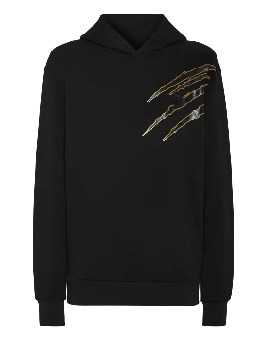 Cotton Hoodie Sweatshirt LS Lamina Scratch