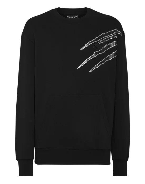 Cotton Sweatshirt Round Neck LS Lamina Scratch