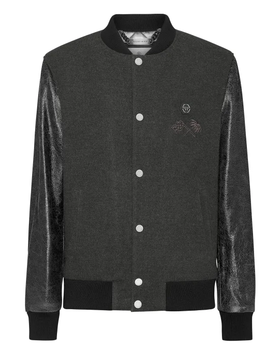 College Bomber Jacket LS Plein Club
