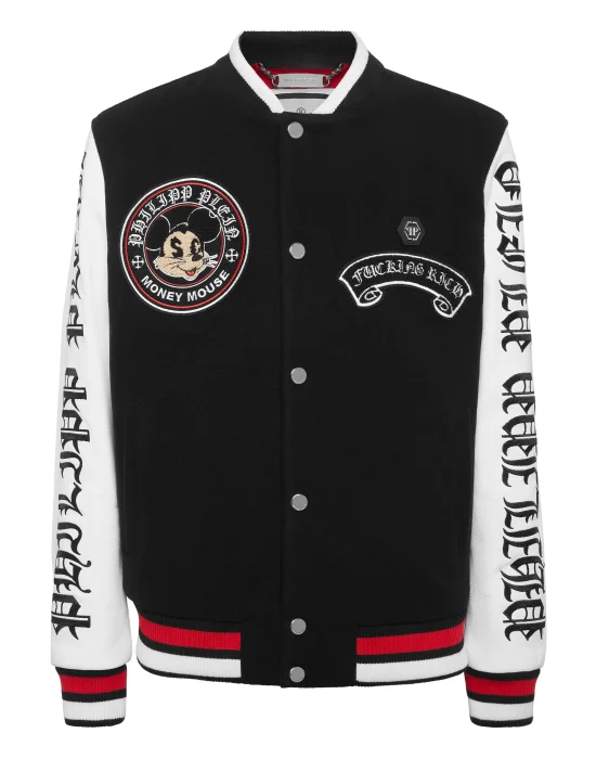 College Bomber Jacket LS Money Mouse