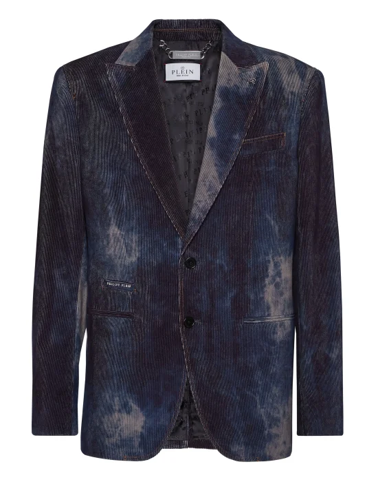 Bleached Velvet Blazer Gigolò Fit