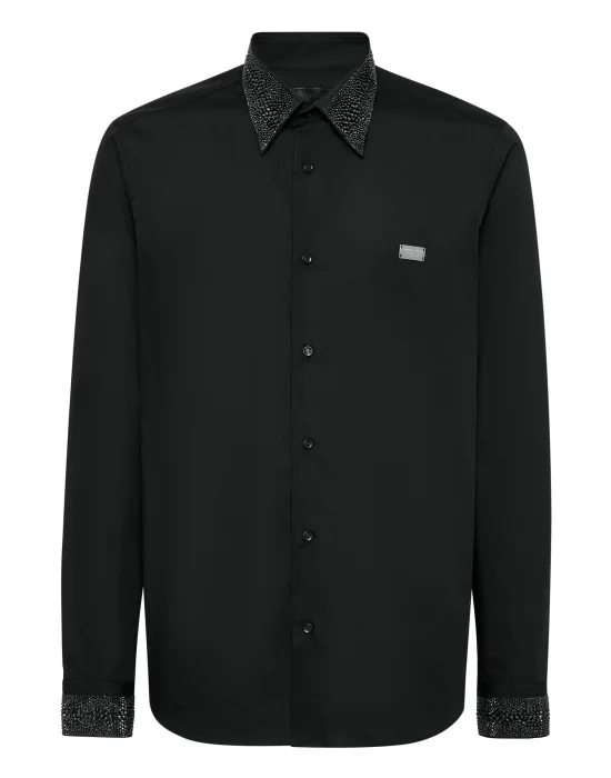 Shirt Sugar Daddy Cut LS Strass