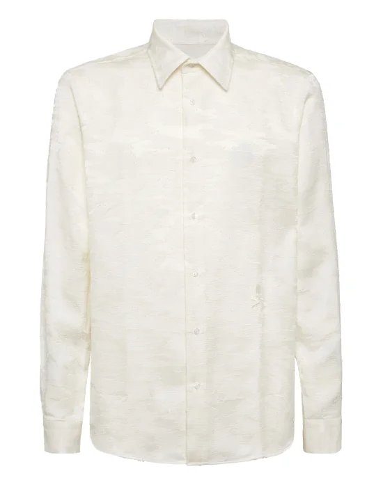 Shirt Sugar Daddy Cut LS Skull&Bones