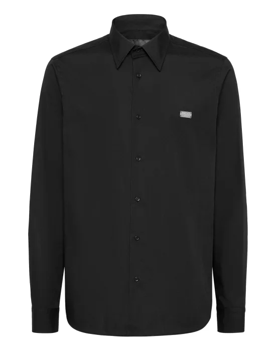 Shirt Sugar Daddy Cut LS Strass Skull