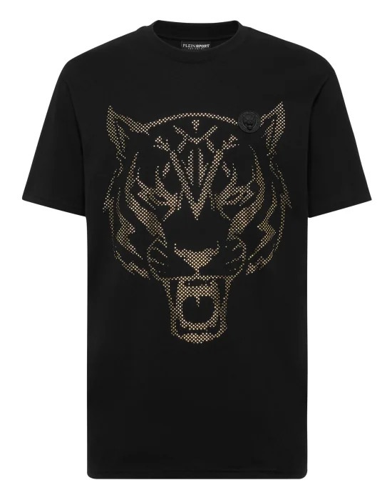 Cotton T-shirt Round Neck SS  Lamina Tiger