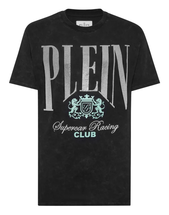 Jersey T-shirt Round Neck SS Strass Cars Racing