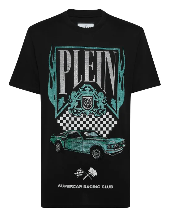Jersey T-shirt Round Neck SS Strass Flame Racing