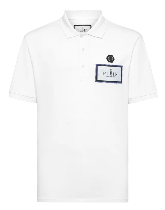 Polo shirt SS Label Contrast