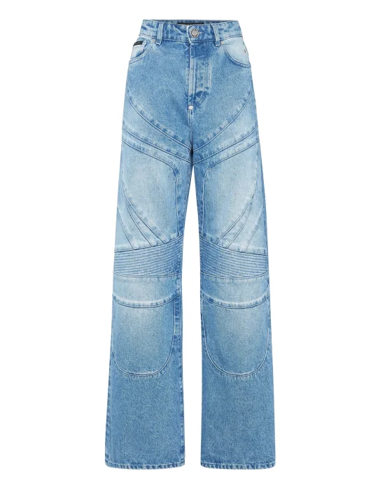 Skater Fit Denim Trousers Racing
