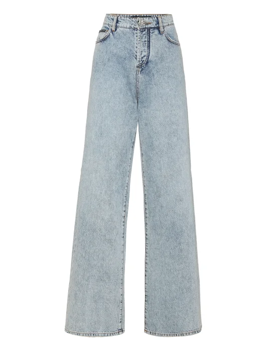 Denim Skater Fit Trousers