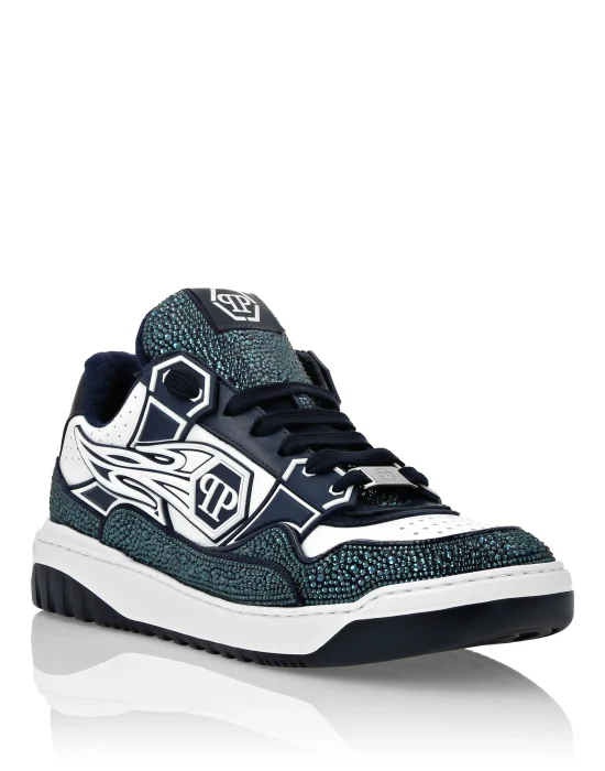 Leather Low-Top Sneakers Moon Walker