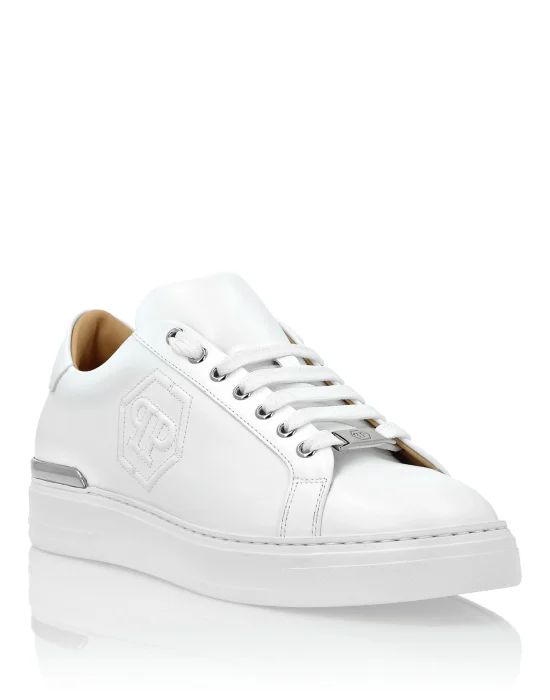 Nappa Leather Lo-Top Sneakers Hexagon