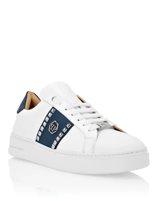 Leather Lo-Top Sneakers Studs