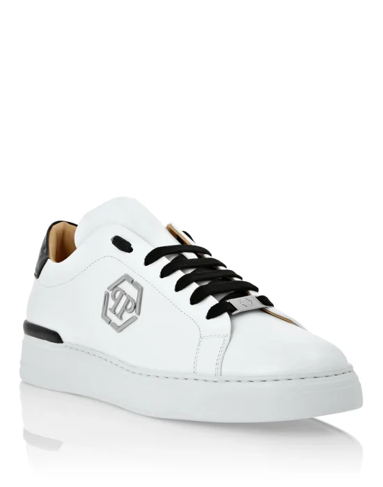 Lo-Top Sneakers Crocco Print Insert Hexagon
