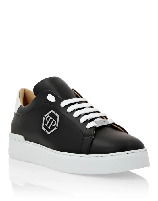 Lo-Top Sneakers Crocco Print Insert Hexagon